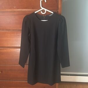 Vineyard Vines black ponte Puff Sleeve Sheath Dress/ never worn